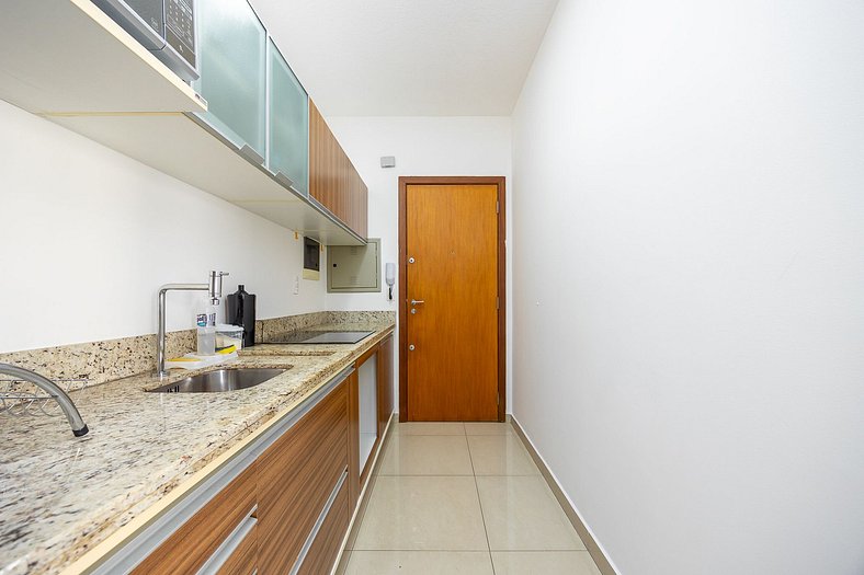 Apartamento finamente decorado, no Centro de Curitiba, até 2