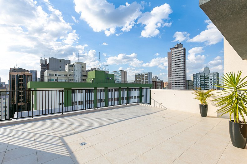 Apartamento Niemeyer en el centro de Curitiba