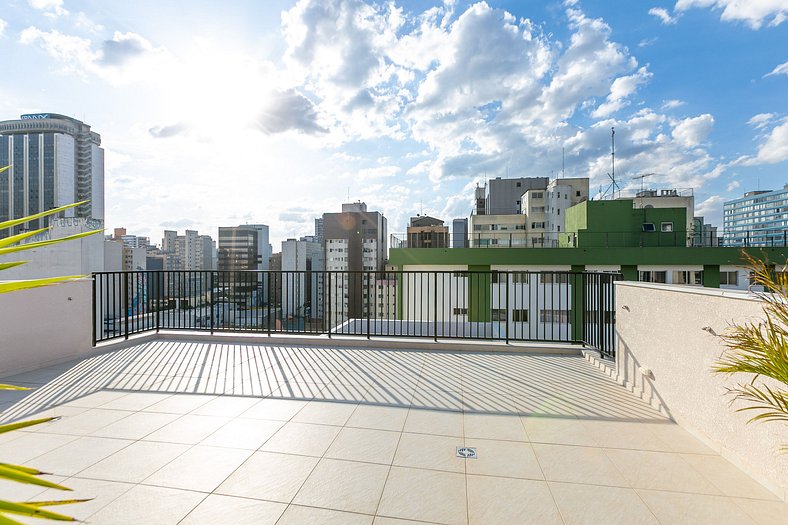 Apartamento Niemeyer no centro de Curitiba