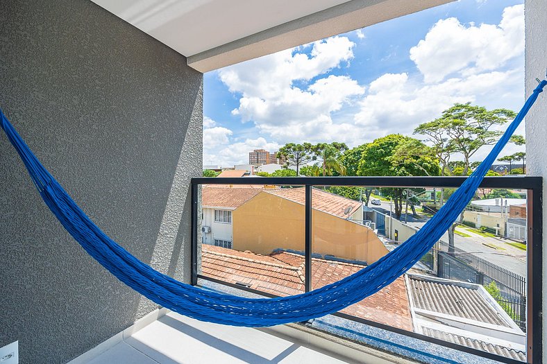 Studio with balcony