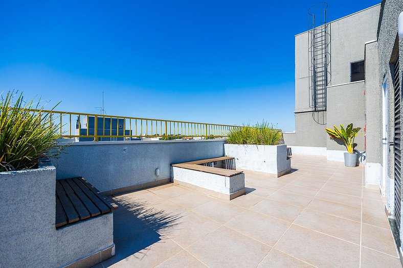 Studio with balcony